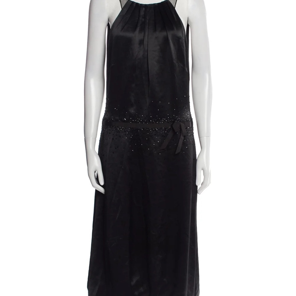 Vera Wang Sleeveless Midi Square Neckline Cocktail Dress 10 NWT